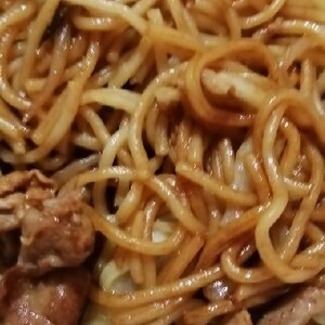 味付けはウスターソースのみ！！の焼きそば☆